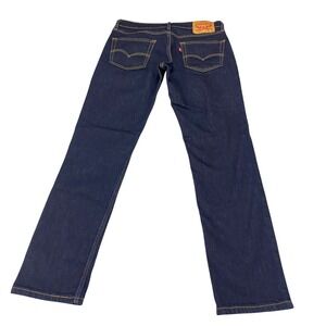 Levis 511 Slim Fit Jeans Mens 32x32 Dark Indigo Blue Denim